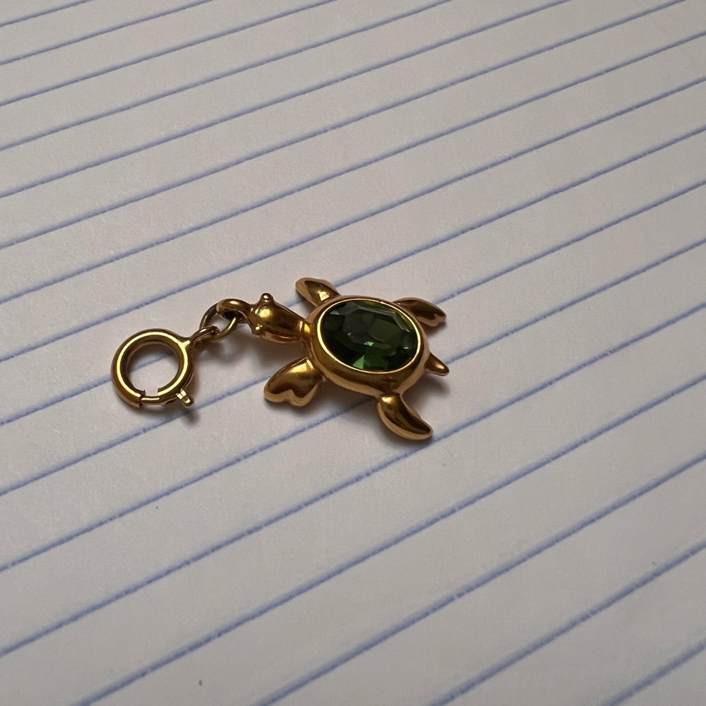 Monet turtle charm - Picture 2 of 4